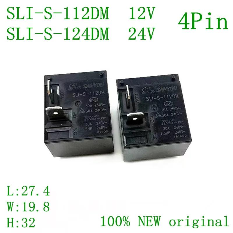    SLI-S-112DM SLI-S-124DM, 4 ,   30a, DC12V, 24VDC, T93, 10 , 100% ǰ